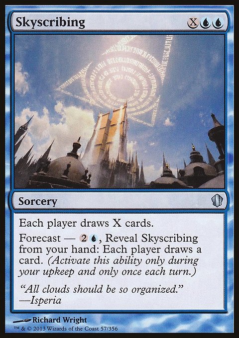 Skyscribing, Commander 2013 #57, Magic: The Gathering card
