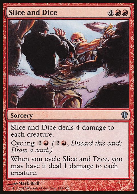 Slice and Dice, Commander 2013 #119, Magic: The Gathering card