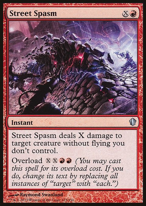 Street Spasm, Commander 2013 #123, Magic: The Gathering card