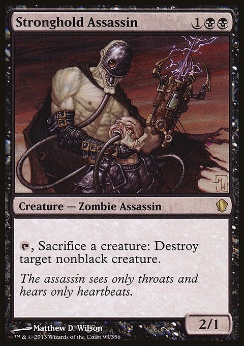 Stronghold Assassin, Commander 2013 #93, Magic: The Gathering card