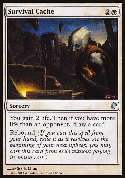 Survival Cache, Commander 2013 #23, Magic: The Gathering card