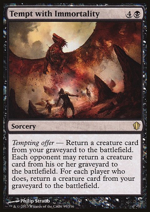 Tempt with Immortality, Commander 2013 #95, Magic: The Gathering card