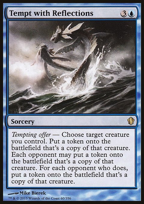 Tempt with Reflections, Commander 2013 #60, Magic: The Gathering card