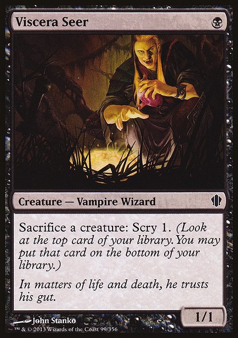 Viscera Seer, Commander 2013 #99, Magic: The Gathering card