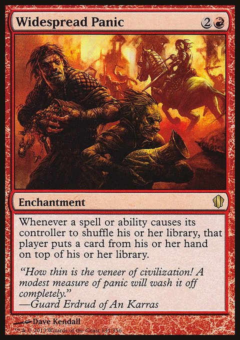 Widespread Panic, Commander 2013 #131, Magic: The Gathering card