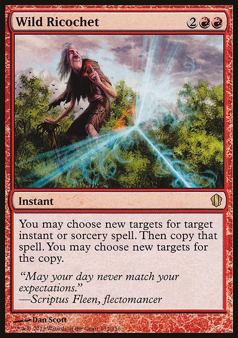 Wild Ricochet, Commander 2013 #132, Magic: The Gathering card