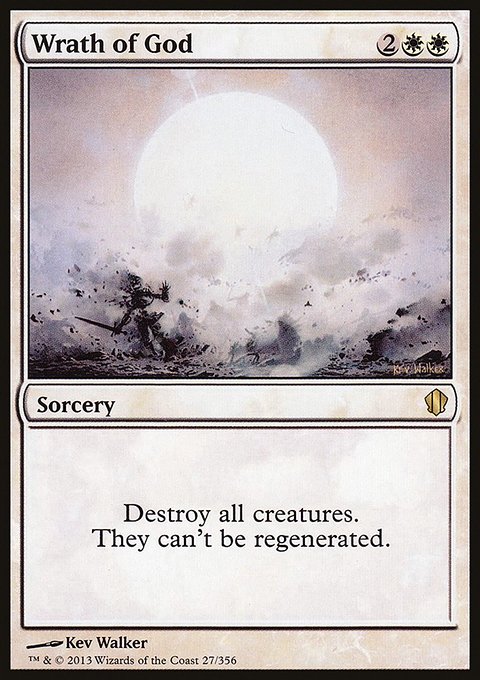 Wrath of God, Commander 2013 #27, Magic: The Gathering card