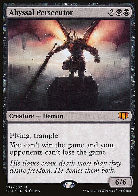 Abyssal Persecutor, Commander 2014 #132, Magic: The Gathering card