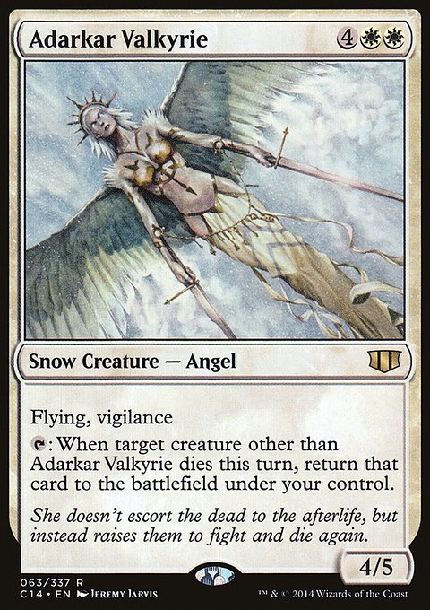Adarkar Valkyrie, Commander 2014 #63, Magic: The Gathering card