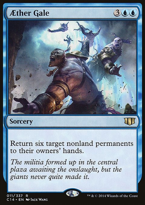 Aether Gale, Commander 2014 #11, Magic: The Gathering card
