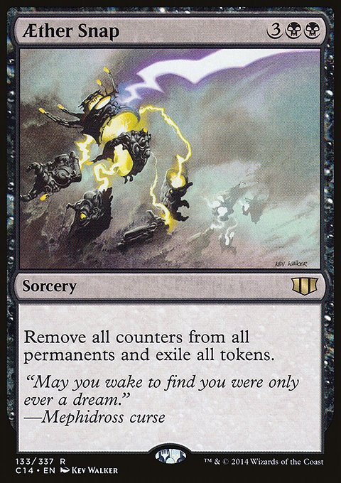 Aether Snap, Commander 2014 #133, Magic: The Gathering card