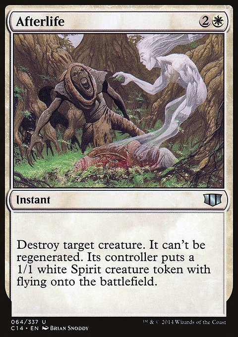 Afterlife, Commander 2014 #64, Magic: The Gathering card