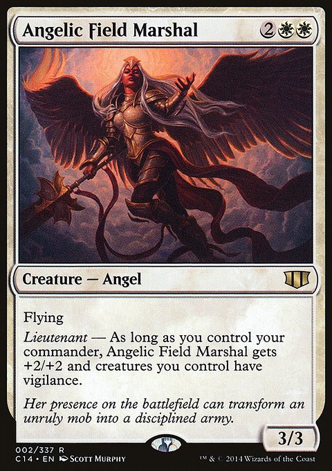 Angelic Field Marshal, Commander 2014 #2, Magic: The Gathering card