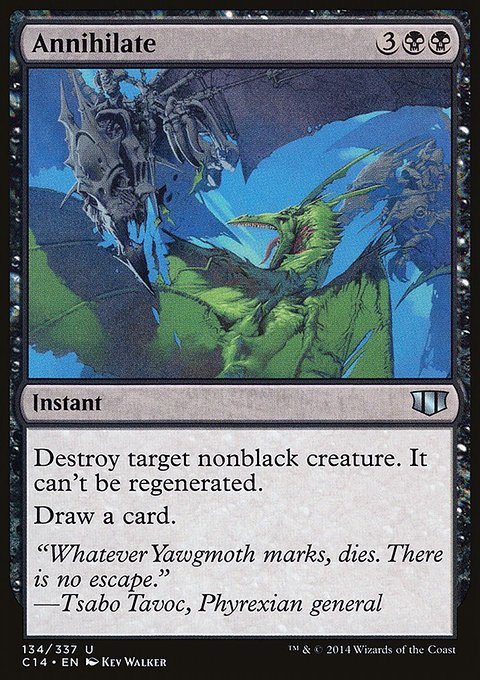 Annihilate, Commander 2014 #134, Magic: The Gathering card