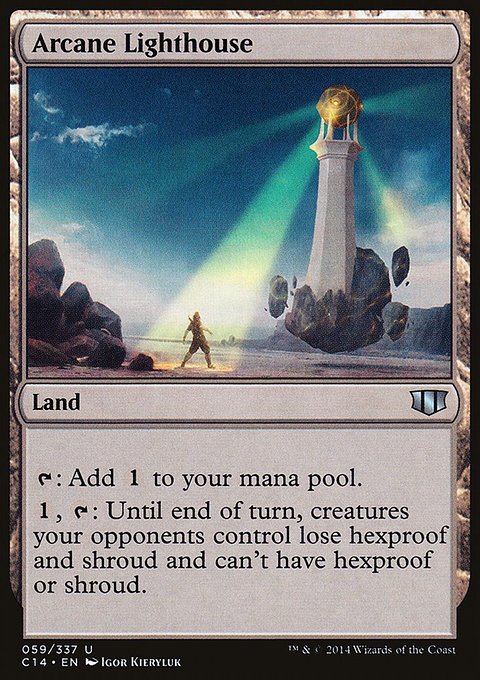 Arcane Lighthouse, Commander 2014 #59, Magic: The Gathering card