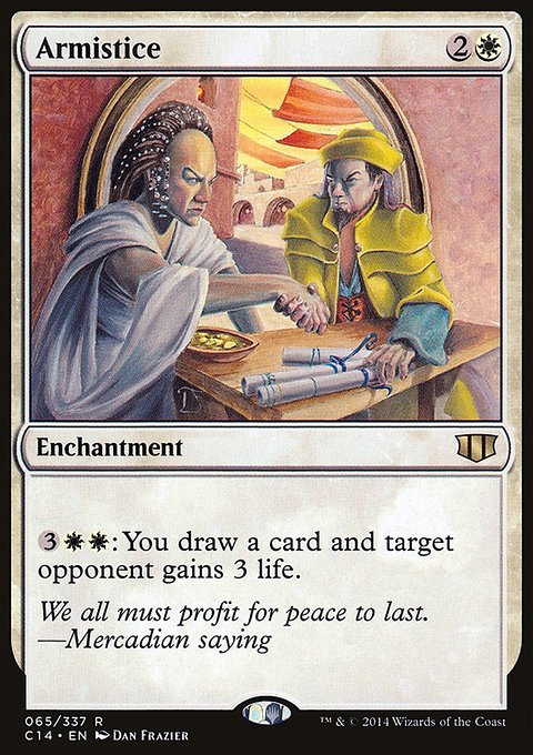 Armistice, Commander 2014 #65, Magic: The Gathering card