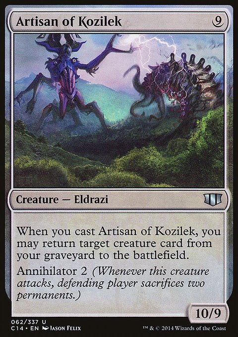 Artisan of Kozilek, Commander 2014 #62, Magic: The Gathering card