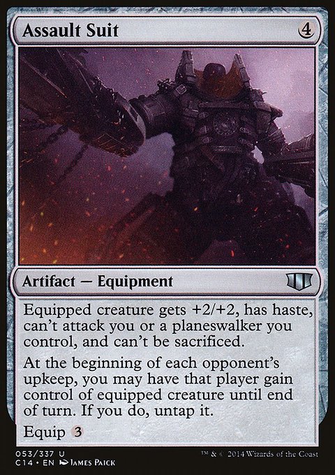 Assault Suit, Commander 2014 #53, Magic: The Gathering card