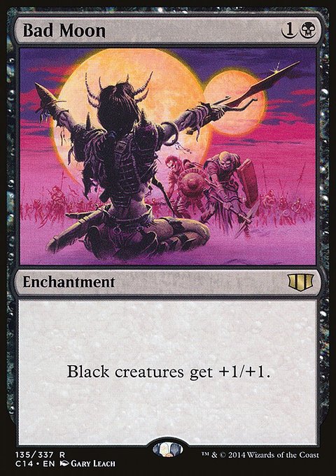 Bad Moon, Commander 2014 #135, Magic: The Gathering card