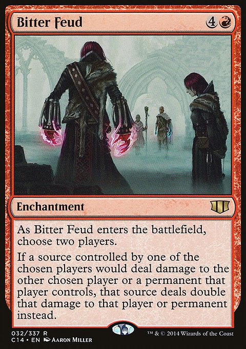 Bitter Feud, Commander 2014 #32, Magic: The Gathering card