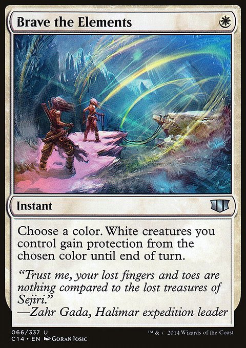 Brave the Elements, Commander 2014 #66, Magic: The Gathering card