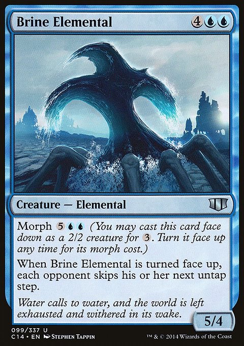 Brine Elemental, Commander 2014 #99, Magic: The Gathering card