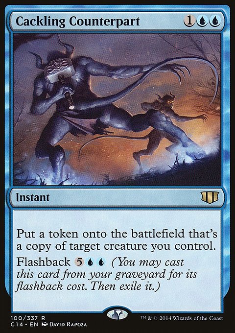 Cackling Counterpart, Commander 2014 #100, Magic: The Gathering card