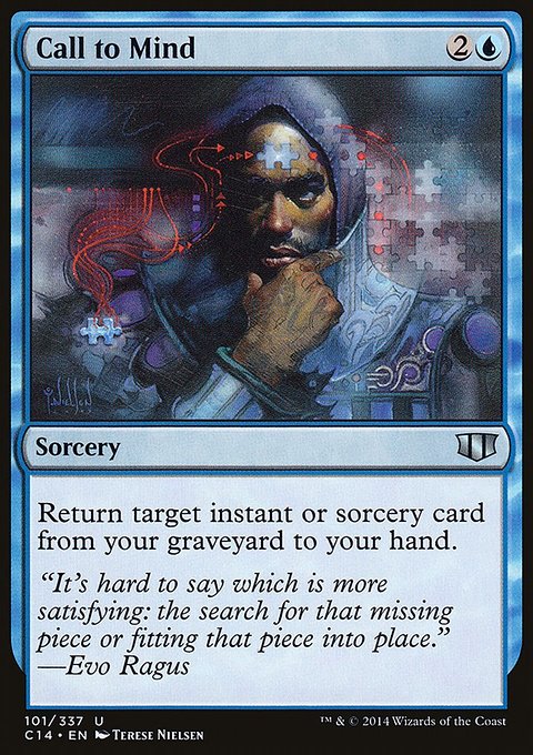 Call to Mind, Commander 2014 #101, Magic: The Gathering card