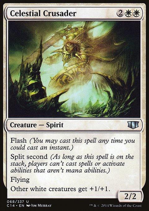 Celestial Crusader, Commander 2014 #68, Magic: The Gathering card