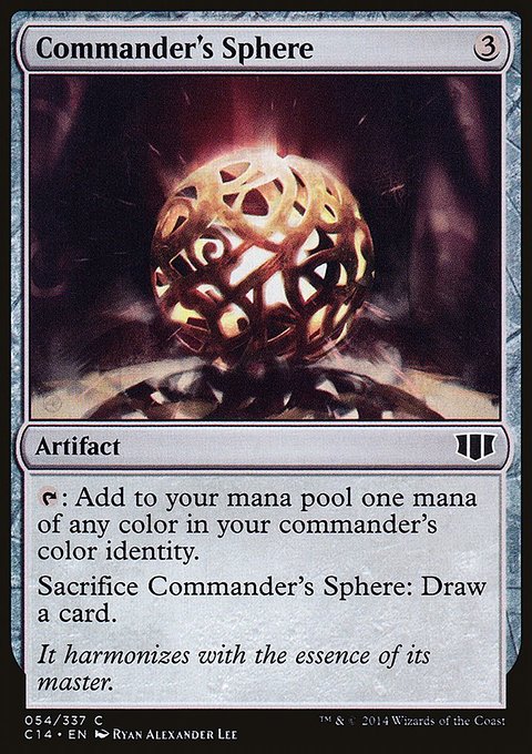 Commander's Sphere, Commander 2014 #54, Magic: The Gathering card