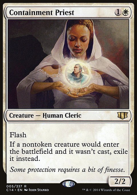 Containment Priest, Commander 2014 #5, Magic: The Gathering card