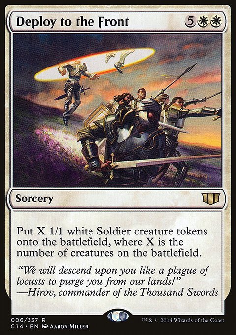 Deploy to the Front, Commander 2014 #6, Magic: The Gathering card