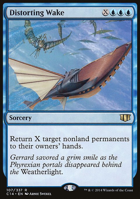Distorting Wake, Commander 2014 #107, Magic: The Gathering card