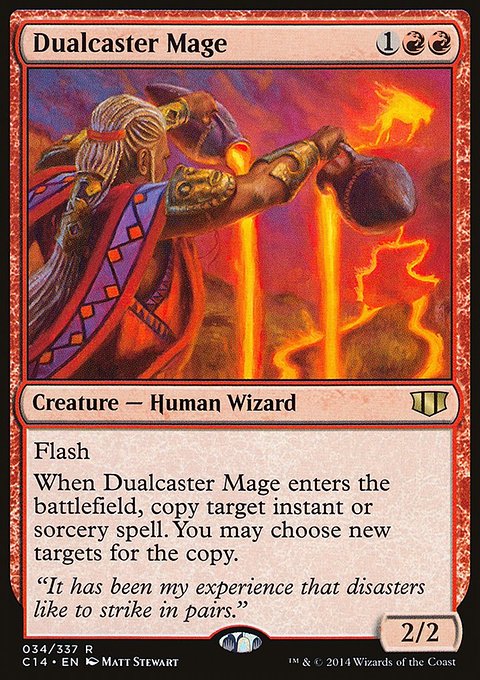 Dualcaster Mage, Commander 2014 #34, Magic: The Gathering card