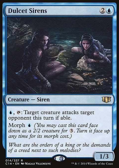 Dulcet Sirens, Commander 2014 #14, Magic: The Gathering card
