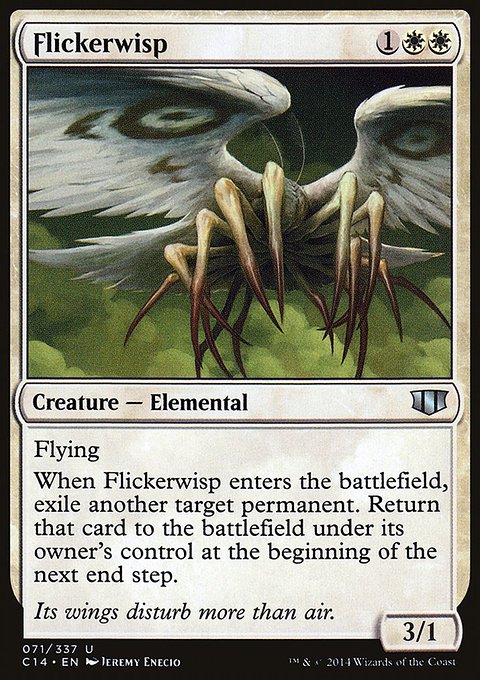 Flickerwisp, Commander 2014 #71, Magic: The Gathering card