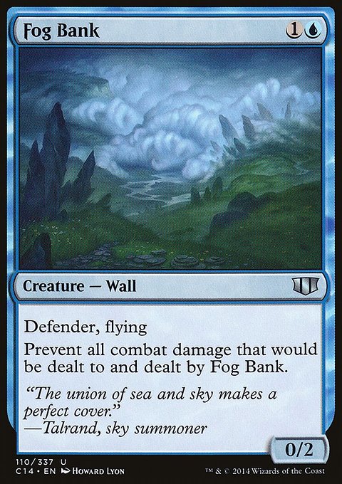 Fog Bank, Commander 2014 #110, Magic: The Gathering card
