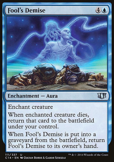 Fool's Demise, Commander 2014 #111, Magic: The Gathering card