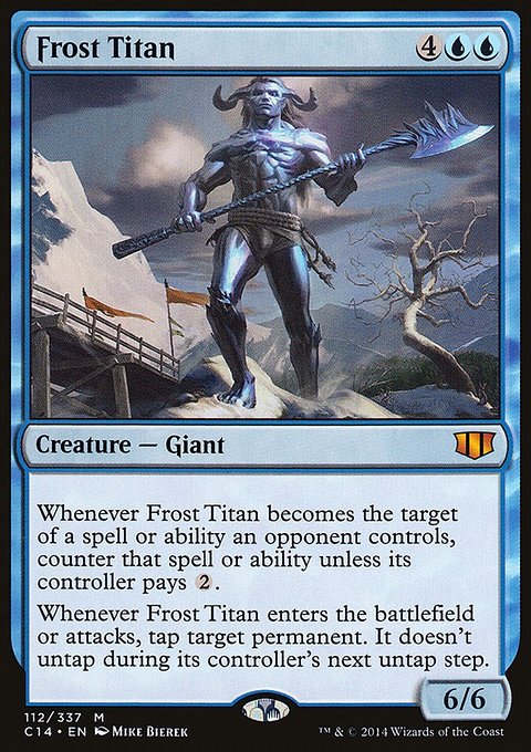 Frost Titan, Commander 2014 #112, Magic: The Gathering card