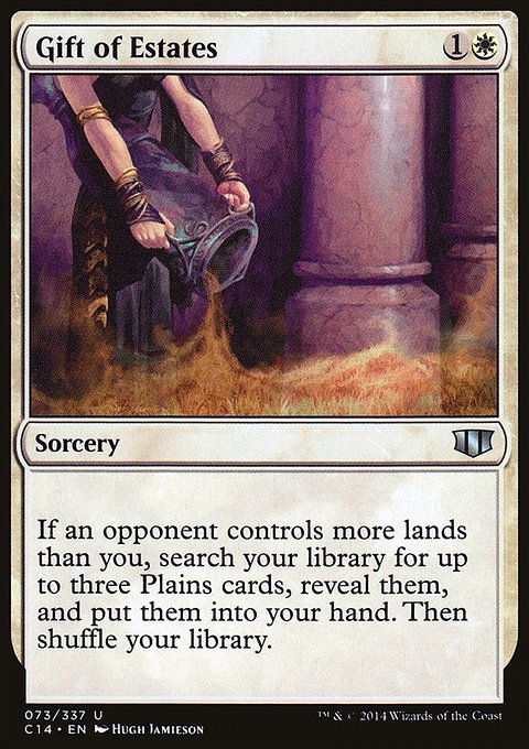 Gift of Estates, Commander 2014 #73, Magic: The Gathering card