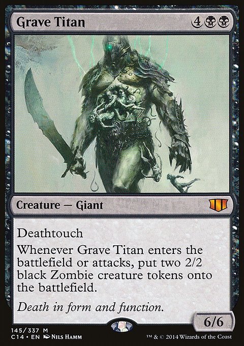 Grave Titan, Commander 2014 #145, Magic: The Gathering card
