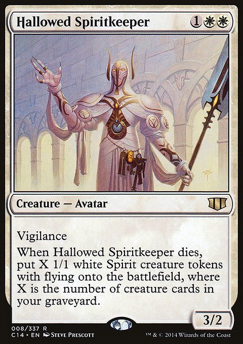 Hallowed Spiritkeeper, Commander 2014 #8, Magic: The Gathering card