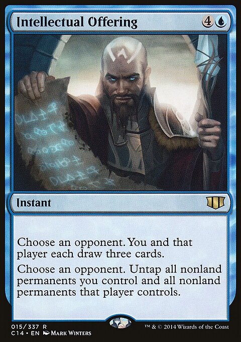Intellectual Offering, Commander 2014 #15, Magic: The Gathering card