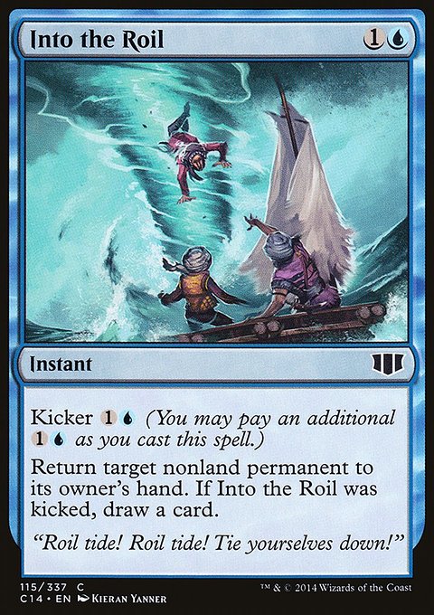 Into the Roil, Commander 2014 #115, Magic: The Gathering card