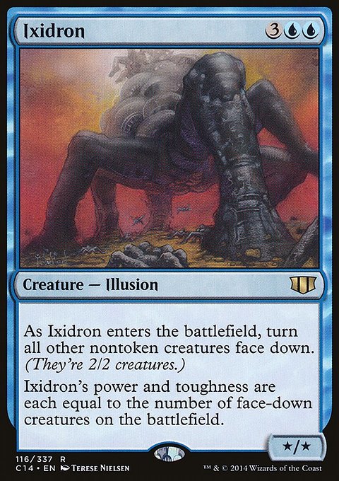 Ixidron, Commander 2014 #116, Magic: The Gathering card