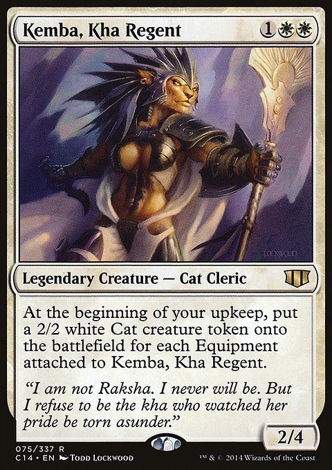 Kemba, Kha Regent, Commander 2014 #75, Magic: The Gathering card