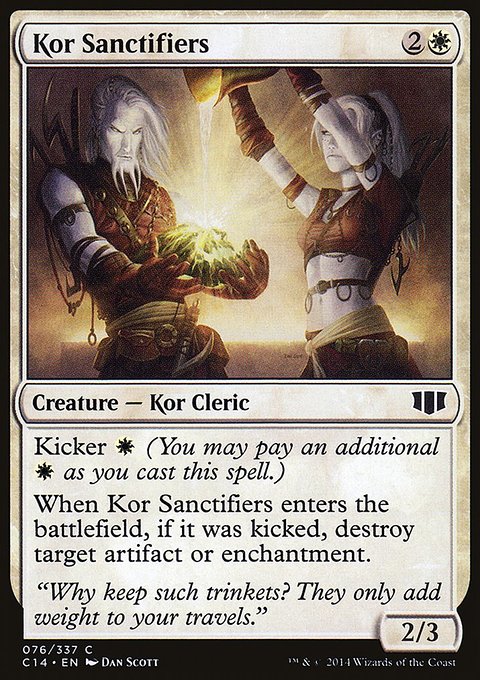 Kor Sanctifiers, Commander 2014 #76, Magic: The Gathering card