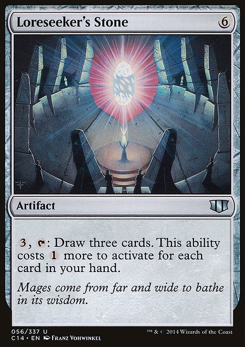 Loreseeker's Stone, Commander 2014 #56, Magic: The Gathering card