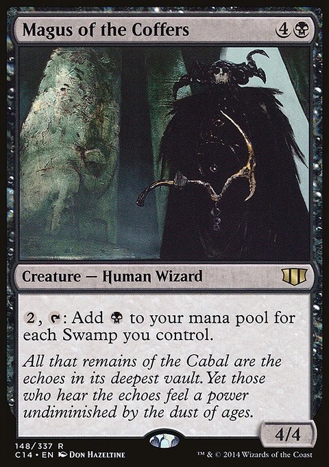 Magus of the Coffers, Commander 2014 #148, Magic: The Gathering card