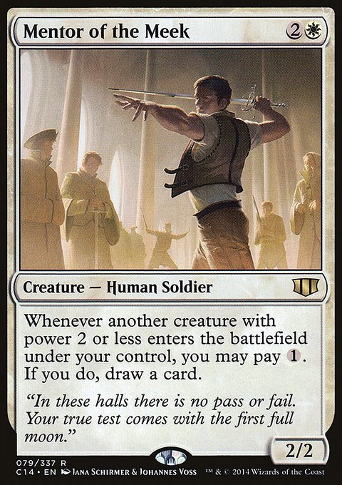 Mentor of the Meek, Commander 2014 #79, Magic: The Gathering card
